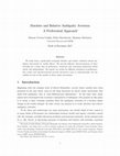 Research paper thumbnail of Absolute and Relative Ambiguity Aversion: A Preferential Approach