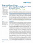 Research paper thumbnail of Joint Inversion of Rayleigh Wave Phase Velocity, Particle Motion, and Teleseismic Body Wave Data for Sedimentary Structures