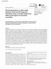 Research paper thumbnail of Revascularisation in older adult patients with non-ST-segment elevation acute coronary syndrome: effect and impact on 6-month mortality