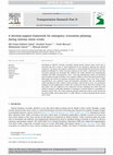 Research paper thumbnail of A decision-support framework for emergency evacuation planning during extreme storm events