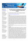 Research paper thumbnail of An concise overview on standardization research of ASU-TAM herbal formulated and single drugs, products