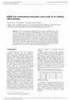 Research paper thumbnail of NZEB and market-based renovation case study of an existing office building