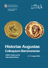 Research paper thumbnail of CONFERENCE / CONGRESSO Historiae Augustae Colloquium Barcinonense 9-11 maggio 2024 Barcelona UB