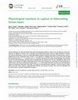 Research paper thumbnail of Physiological reactions to capture in hibernating brown bears