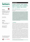 Research paper thumbnail of Changing motivations during migration: linking movement speed to reproductive status in a migratory large mammal