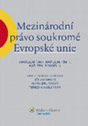 Research paper thumbnail of Mezinárodní právo soukromé Evropské unie