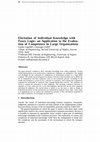 Research paper thumbnail of Elicitation Of Individual Knowledge WithFuzzy Logic: An Application To The EvaluationOf Competence In Large Organizations