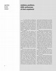 Research paper thumbnail of Relations_positions: 40th anniversary of Život umjetnosti