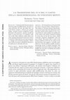 Research paper thumbnail of La tradizione del IV e del V canto della “Mascheroniana” di Vincenzo Monti, in «Filologia Italiana», XX (2023), pp. 173-203.