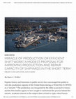 Research paper thumbnail of Miracle of Production or Efficient Shift Work? A Modest Proposal for Improving Production and Repair Capacity of Shipyards in the Short Term