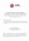 Research paper thumbnail of Natural Language Processing for language documentation: a progress report for Japhug and Na