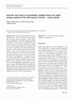 Research paper thumbnail of Fish fins and scales as non-lethally sampled tissues for stable isotope analysis in five fish species of north – eastern Spain