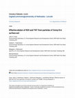 Research paper thumbnail of Effective elution of RDX and TNT from particles of Comp B in surface soil