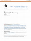 Research paper thumbnail of Papers in Applied Archaeology