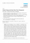 Research paper thumbnail of Article Climate Change and Classic Maya Water Management