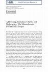 Research paper thumbnail of Addressing Ambulatory Safety and Malpractice: The Massachusetts PROMISES Project