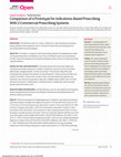 Research paper thumbnail of Comparison of a Prototype for Indications-Based Prescribing With 2 Commercial Prescribing Systems