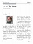 Research paper thumbnail of Lewis Seiden, Ph.D. (1934–2007)