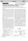 Research paper thumbnail of Frustrated Lewis Pair Chelation as a Vehicle for Low‐Temperature Semiconductor Element and Polymer Deposition