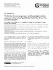 Research paper thumbnail of Corrigendum to &quot;A distributed stream temperature model using high resolution temperature observations&quot; published in Hydrol. Earth Syst. Sci., 11, 1469–1480, 2007