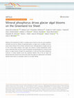 Research paper thumbnail of Mineral phosphorus drives glacier algal blooms on the Greenland Ice Sheet