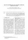 Research paper thumbnail of Reactive, distributed and autonomic computing aspects of AS-TRM