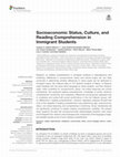 Research paper thumbnail of Socioeconomic Status, Culture, and Reading Comprehension in Immigrant Students