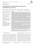 Research paper thumbnail of Increased picture–word interference in chronic and recreational users of cocaine