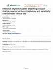 Research paper thumbnail of Influence of polishing after bleaching on color change, enamel surface morphology and sensitivity: a randomized clinical trial