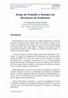 Research paper thumbnail of Grupo de Trabalho e Estudos em Resolução de Problemas