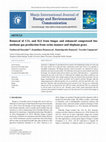 Research paper thumbnail of Removal of CO2 and H2S from biogas and enhanced compressed bio-methane gas production from swine manure and elephant grass