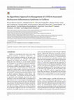 Research paper thumbnail of An Algorithmic Approach to Management of COVID-19 Associated Multisystem Inflammatory Syndrome in Children