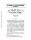 Research paper thumbnail of Secrets of RLHF in Large Language Models Part I: PPO