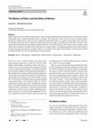 Research paper thumbnail of The Metrics of Ethics and the Ethics of Metrics