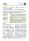 Research paper thumbnail of Synthesis and in vitro evaluation of amphiphilic peptides and their nanostructured conjugates