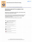 Research paper thumbnail of Data fusion approach for eucalyptus trees identification