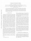 Research paper thumbnail of Comment on "Analysis of the superdeterministic invariant-set theory in a hidden-variable setting