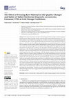 Research paper thumbnail of The Effect of Freezing Raw Material on the Quality Changes and Safety of Salted Anchovies (Engraulis encrasicolus, Linnaeus, 1758) at Cold Storage Conditions