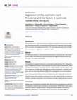 Research paper thumbnail of Aggression on the psychiatric ward: Prevalence and risk factors. A systematic review of the literature