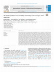 Research paper thumbnail of The double pendulum: Accountability relationships and learning in urban South Asia