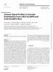 Research paper thumbnail of Calcium Signal Profiles in Vascular Endothelium from Cdh5-GCaMP8 and Cx40-GCaMP2 Mice