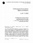 Research paper thumbnail of CFP La letteratura di successo nell'Italia del XXI secolo