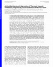 Research paper thumbnail of Antioxidants prevent depression of the acute hypoxic ventilatory response by subanaesthetic halothane in men