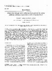 Research paper thumbnail of Where does damage lead to enhanced food aversion: the ventral pallidum/substantia innominata or lateral hypothalamus?