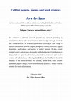 Research paper thumbnail of Call for submissions for volume 13, Jan. 2025 of Ars Artium, An International Refereed Research Journal of English Studies and Culture