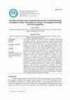 Research paper thumbnail of The Effect of Empowering Leadership Characteristics of School Principals According to Teachers' Perceptions on Teachers' Psychological Ownership and Work Engagement