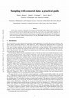 Research paper thumbnail of Sampling with censored data: a practical guide