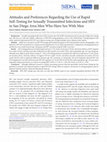 Research paper thumbnail of Attitudes and Preferences Regarding the Use of Rapid Self-Testing for Sexually Transmitted Infections and HIV in San Diego Area Men Who Have Sex With Men