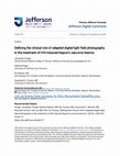 Research paper thumbnail of Defining the clinical role of adapted digital light field photography in the treatment of HIV-induced Kaposi's sarcoma lesions