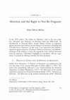 Research paper thumbnail of Abortion and the Right to Not Be Pregnant (2016)